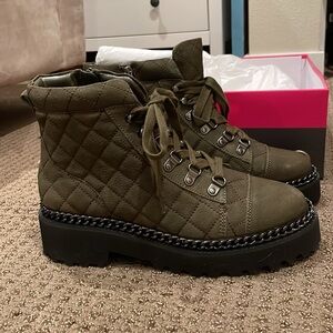 Vince Camuto quilted lace up boot (Maissa)